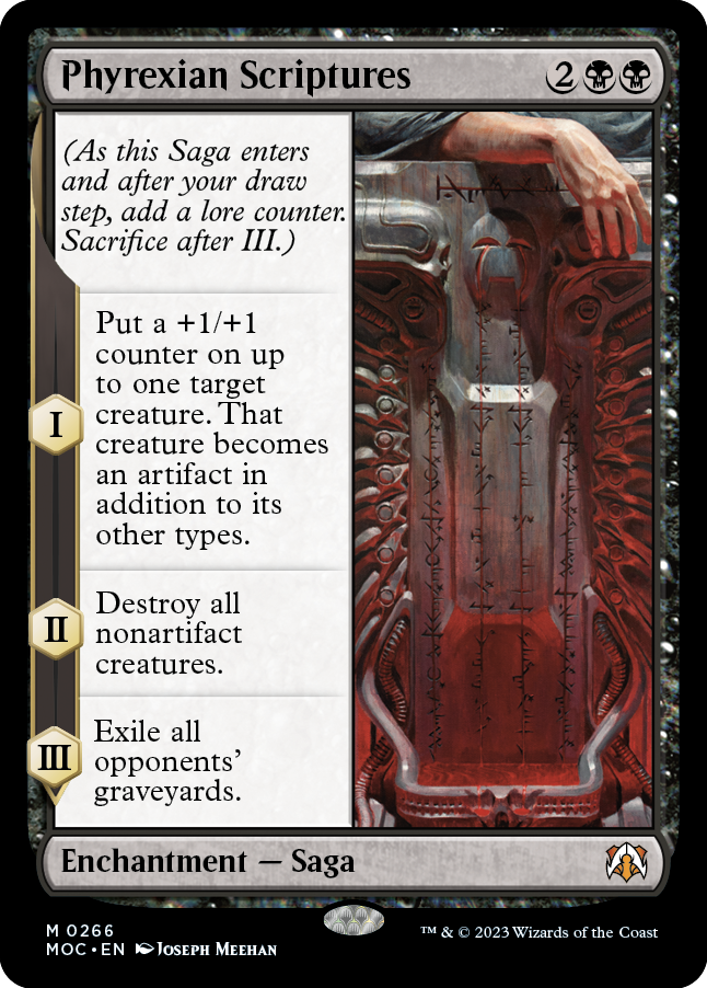 Phyrexian Scriptures [March of the Machine Commander] | Red Riot Games CA
