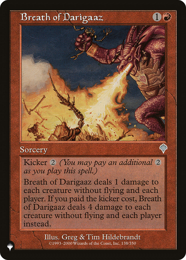 Breath of Darigaaz [The List Reprints] | Red Riot Games CA