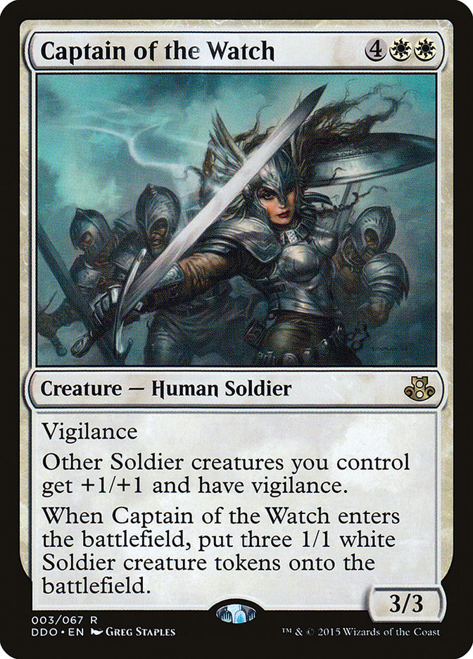 Captain of the Watch [Duel Decks: Elspeth vs. Kiora] | Red Riot Games CA