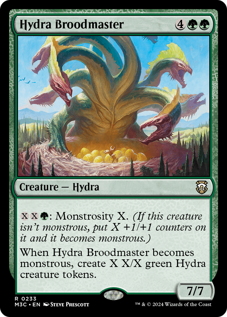 Hydra Broodmaster (Ripple Foil) [Modern Horizons 3 Commander] | Red Riot Games CA