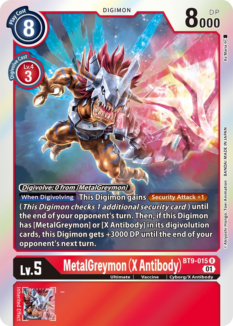 MetalGreymon (X Antibody) [BT9-015] [X Record] | Red Riot Games CA