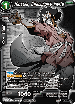 Hercule, Champion's Invite (P-332) [Tournament Promotion Cards] | Red Riot Games CA