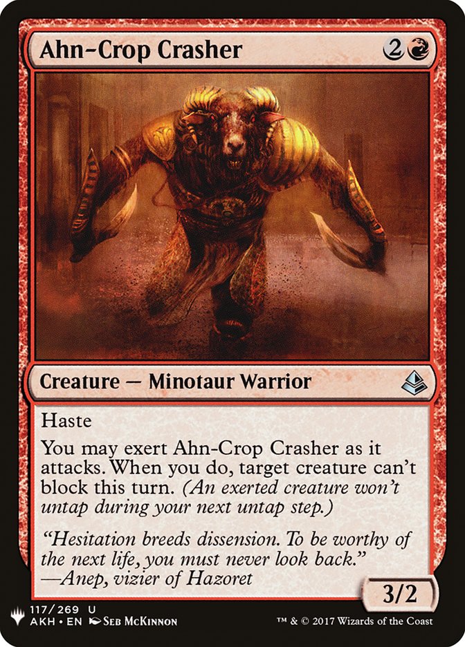 Ahn-Crop Crasher [Mystery Booster] | Red Riot Games CA