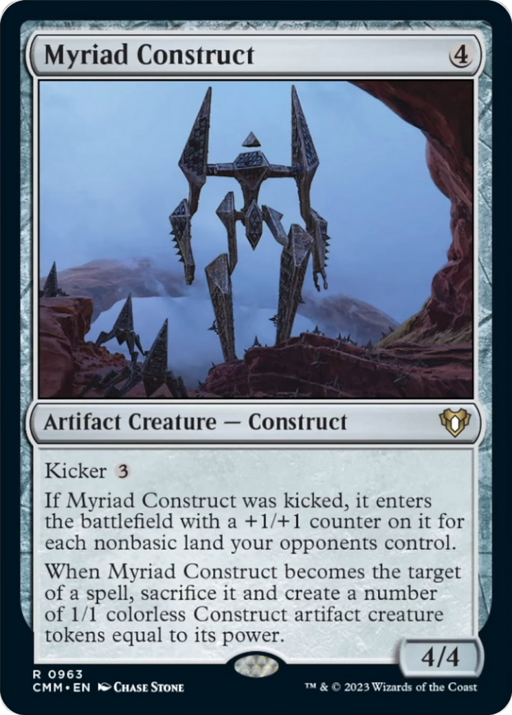 Myriad Construct [Commander Masters] | Red Riot Games CA
