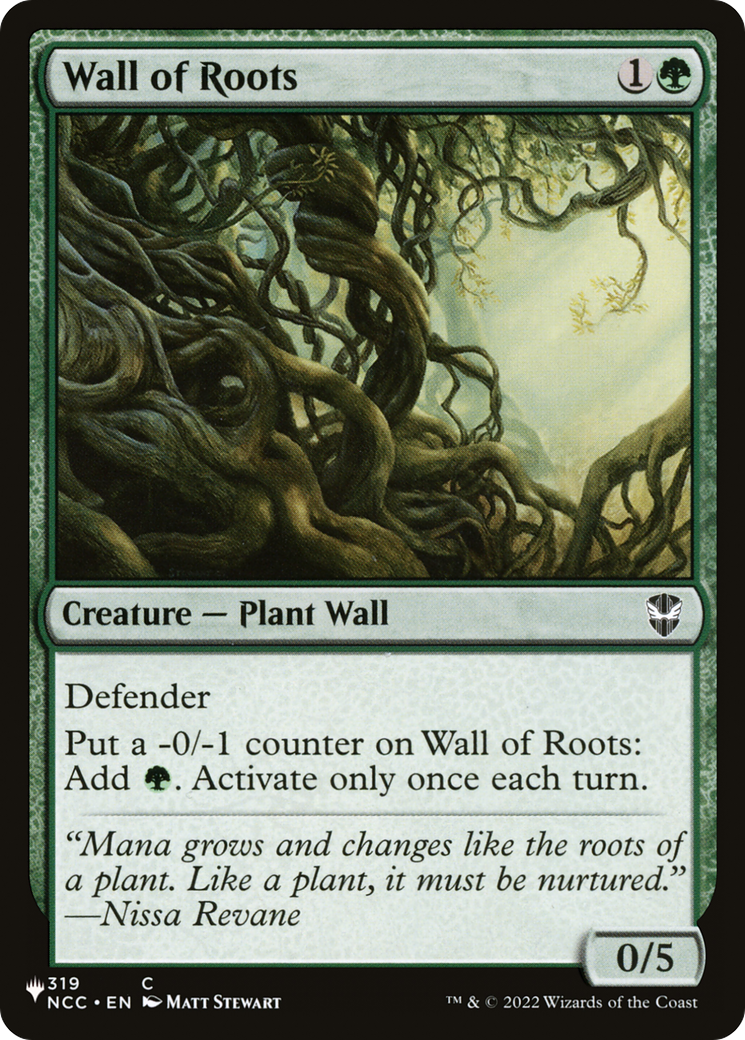 Wall of Roots [The List Reprints] | Red Riot Games CA