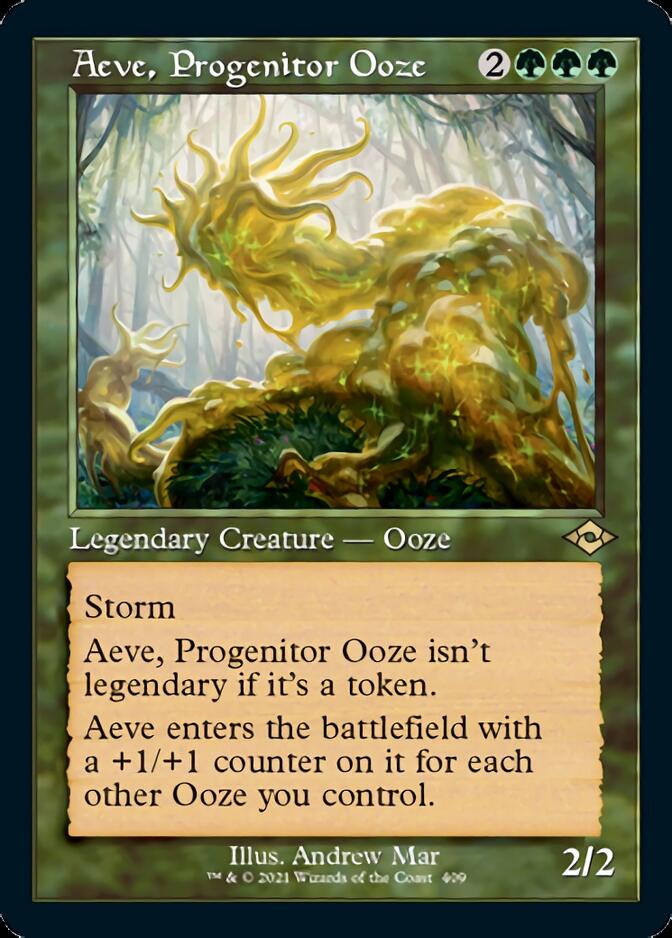 Aeve, Progenitor Ooze (Retro Foil Etched) [Modern Horizons 2] | Red Riot Games CA