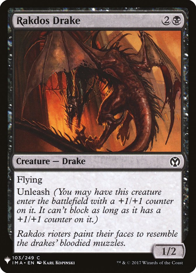 Rakdos Drake [Mystery Booster] | Red Riot Games CA