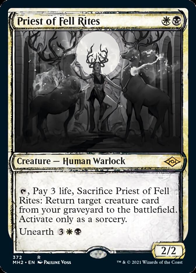 Priest of Fell Rites (Sketch) [Modern Horizons 2] | Red Riot Games CA