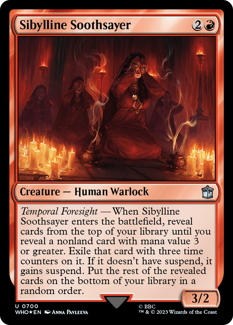 Sibylline Soothsayer (Surge Foil) [Doctor Who] | Red Riot Games CA