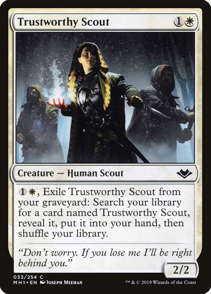 Trustworthy Scout [Modern Horizons] | Red Riot Games CA