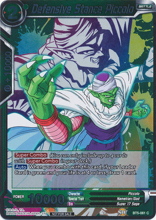 Defensive Stance Piccolo (Event Pack 4) (BT5-061) [Promotion Cards] | Red Riot Games CA