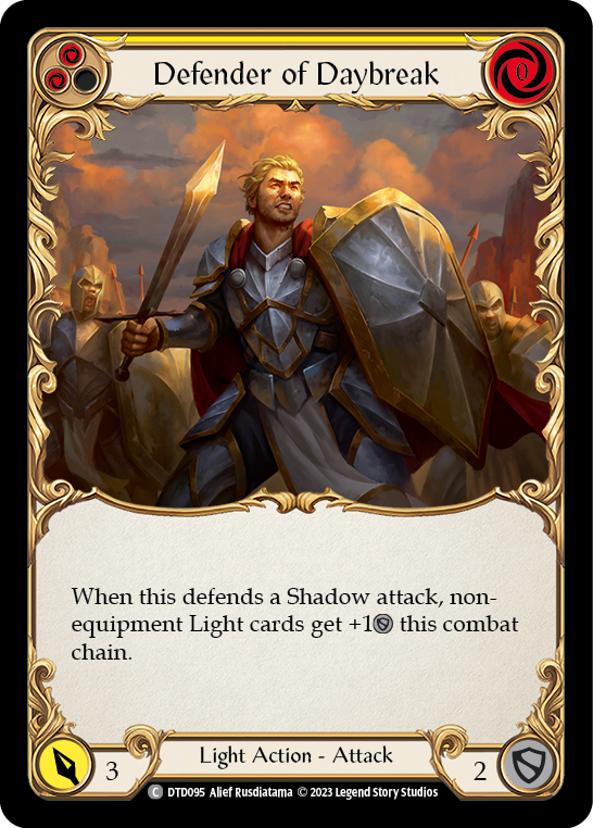 Defender of Daybreak (Yellow) [DTD095] (Dusk Till Dawn)