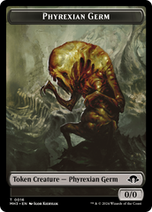 Phyrexian Germ // Cat Warrior Double-Sided Token [Modern Horizons 3 Tokens] | Red Riot Games CA