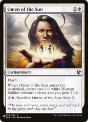 Omen of the Sun [The List Reprints] | Red Riot Games CA