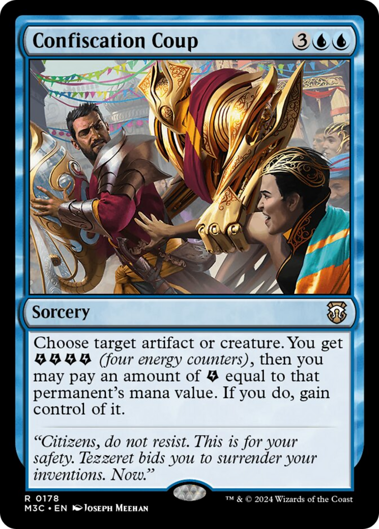 Confiscation Coup (Ripple Foil) [Modern Horizons 3 Commander] | Red Riot Games CA