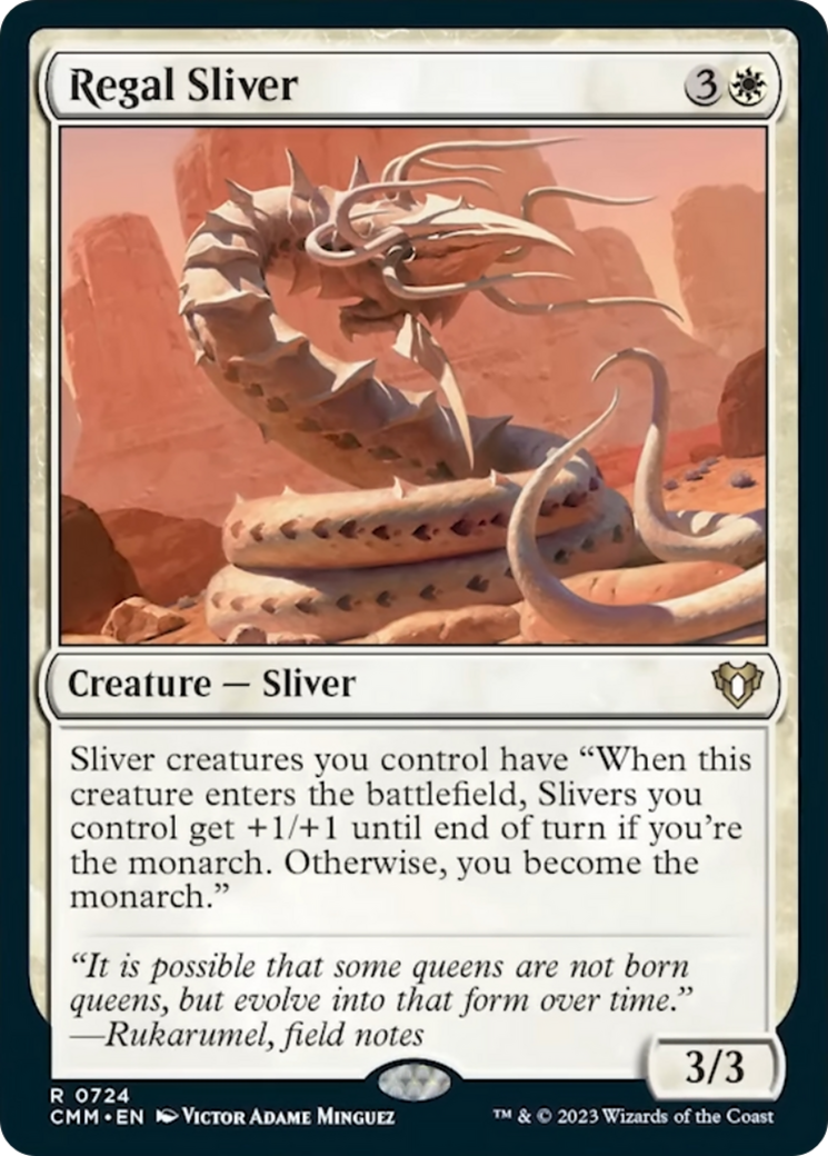 Regal Sliver [Commander Masters] | Red Riot Games CA