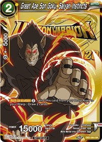 Great Ape Son Goku, Saiyan Instincts (DB1-064) [Tournament Promotion Cards] | Red Riot Games CA