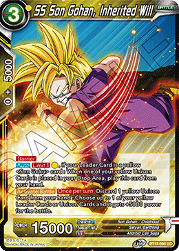 SS Son Gohan, Inherited Will (BT17-096) [Ultimate Squad] | Red Riot Games CA