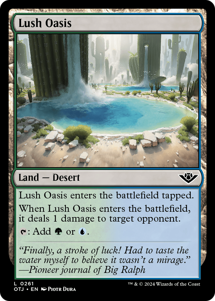 Lush Oasis [Outlaws of Thunder Junction] | Red Riot Games CA