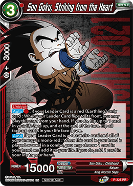 Son Goku, Striking from the Heart (P-328) [Tournament Promotion Cards] | Red Riot Games CA