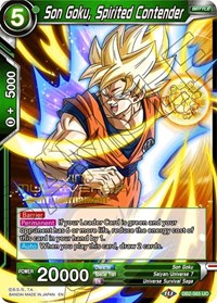 Son Goku, Spirited Contender (Divine Multiverse Draft Tournament) (DB2-065) [Tournament Promotion Cards] | Red Riot Games CA