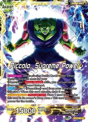 Piccolo // Piccolo, Supreme Power (BT17-082) [Ultimate Squad] | Red Riot Games CA