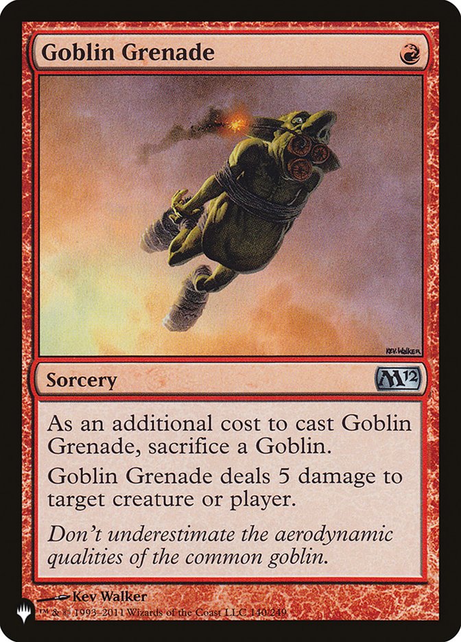 Goblin Grenade [The List] | Red Riot Games CA