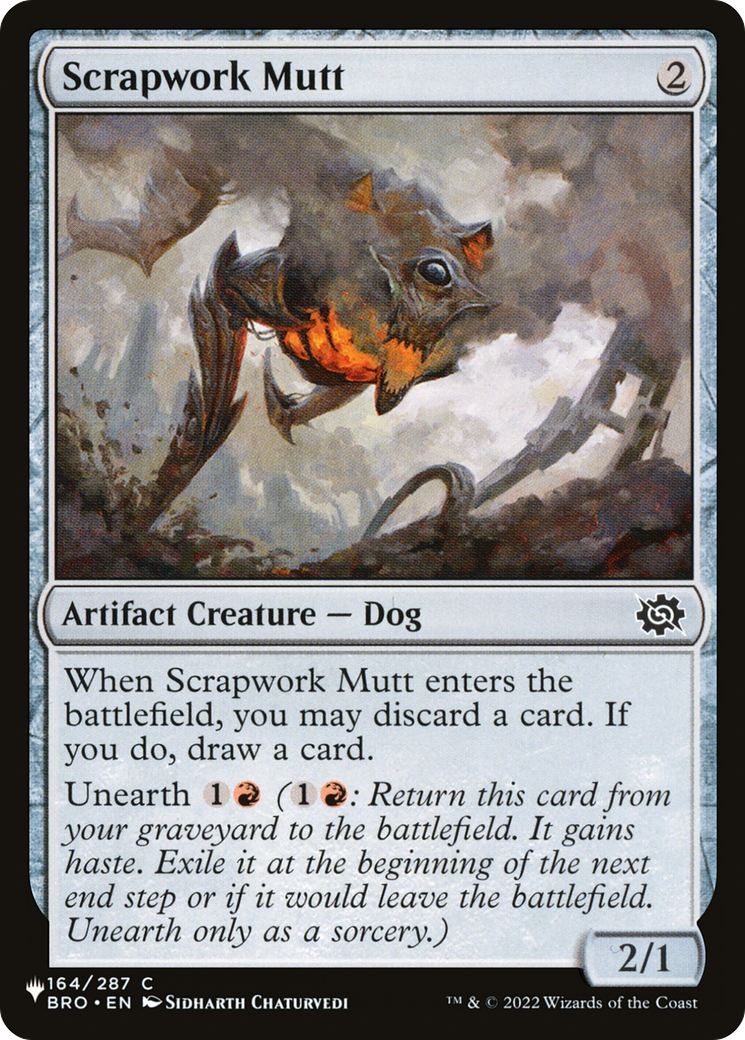 Scrapwork Mutt [The List Reprints] | Red Riot Games CA