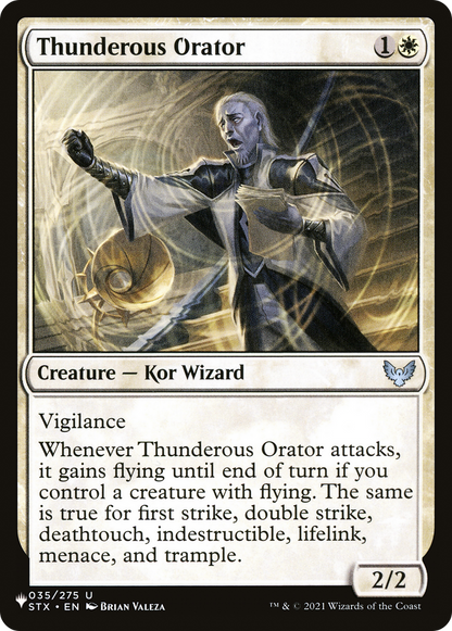 Thunderous Orator [The List Reprints]