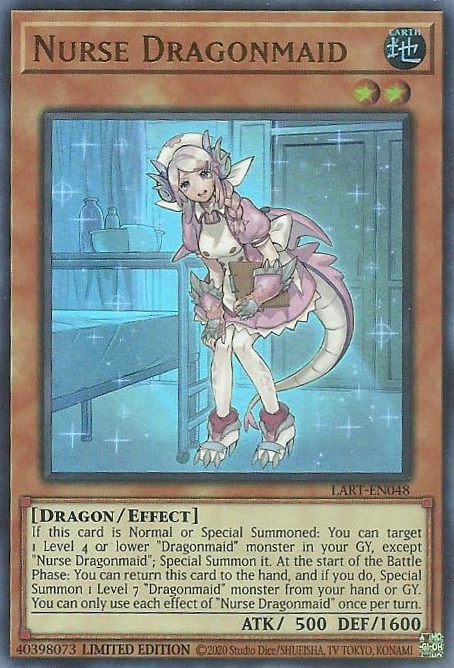Nurse Dragonmaid [LART-EN048] Ultra Rare | Red Riot Games CA