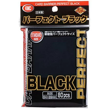 KMC - Black Perfect Fit Sleeves | Red Riot Games CA