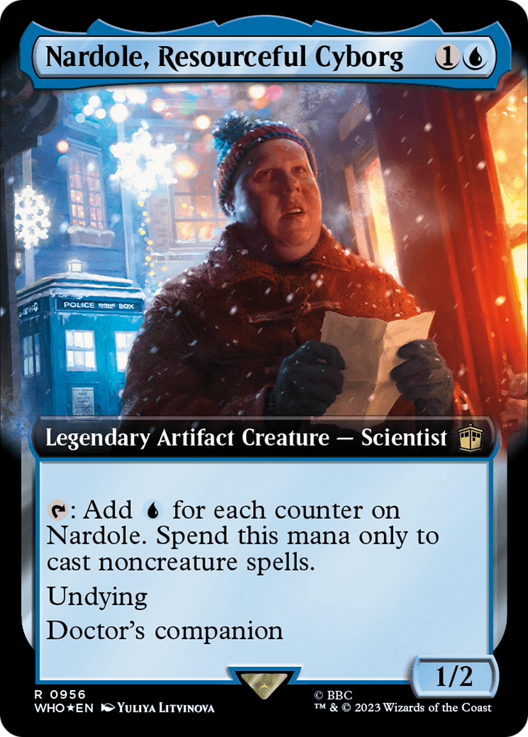 Nardole, Resourceful Cyborg (Extended Art) (Surge Foil) [Doctor Who] | Red Riot Games CA