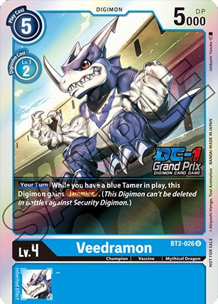 Veedramon [BT2-026] (DC-1 Grand Prix) [Release Special Booster Promos] | Red Riot Games CA