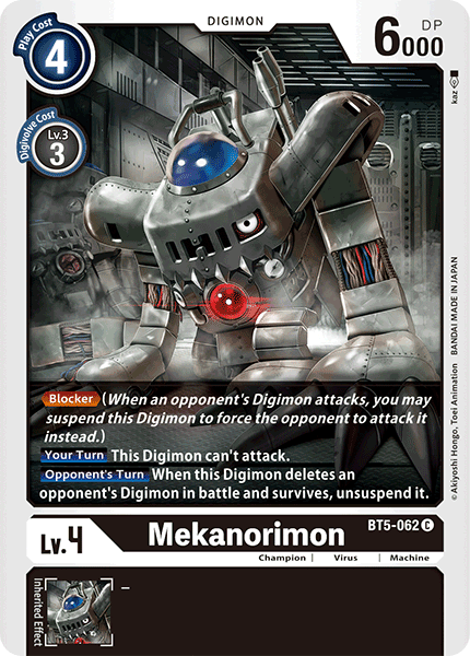 Mekanorimon [BT5-062] [Battle of Omni] | Red Riot Games CA