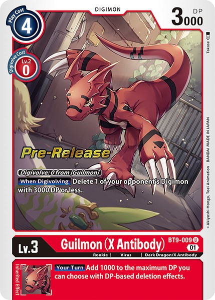 Guilmon (X Antibody) [BT9-009] [X Record Pre-Release Promos] | Red Riot Games CA