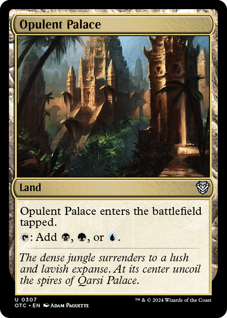 Opulent Palace [Outlaws of Thunder Junction Commander] | Red Riot Games CA