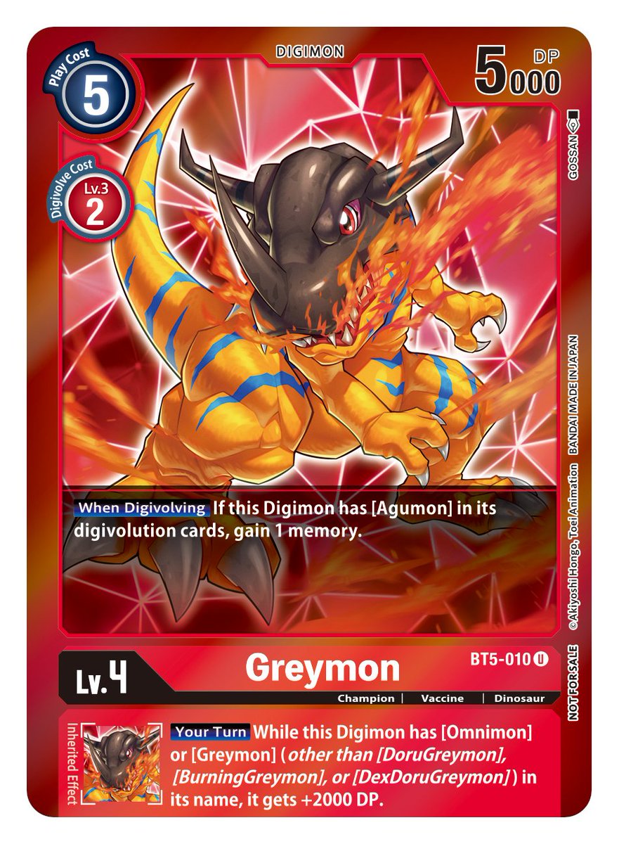 Greymon [BT5-010] (Event Pack 2) [Battle of Omni] | Red Riot Games CA