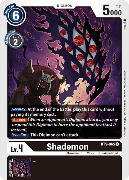 Shademon [BT5-065] [Battle of Omni] | Red Riot Games CA