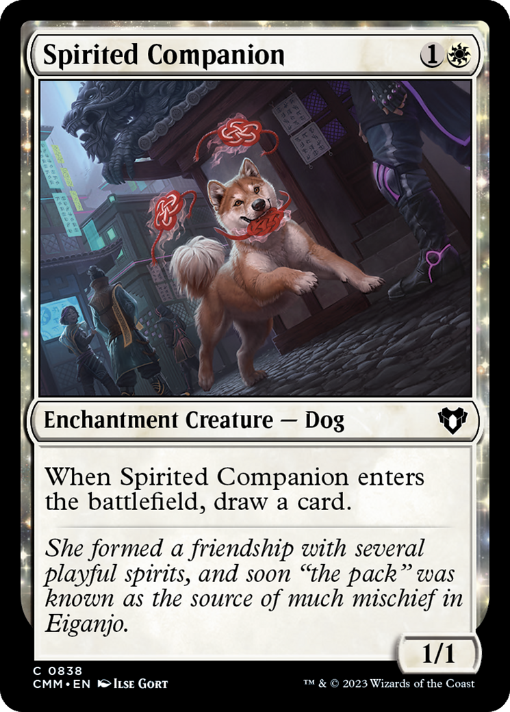 Spirited Companion [Commander Masters] | Red Riot Games CA