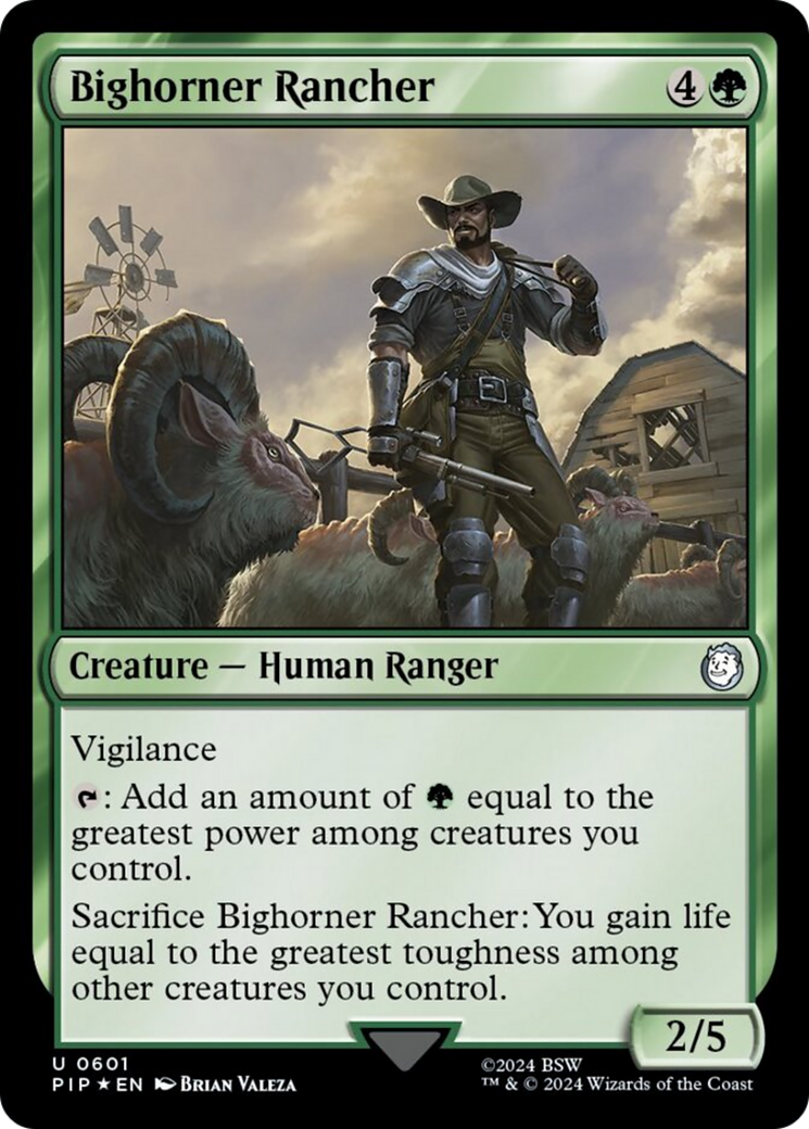 Bighorner Rancher (Surge Foil) [Fallout] | Red Riot Games CA