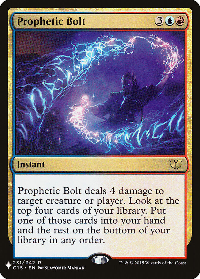 Prophetic Bolt [The List] | Red Riot Games CA
