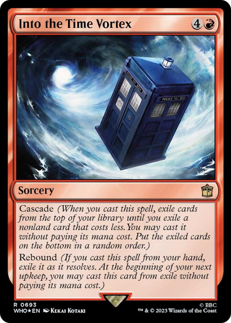 Into the Time Vortex (Surge Foil) [Doctor Who] | Red Riot Games CA
