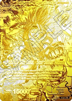 Super Saiyan God Son Goku // SSGSS Son Goku, Soul Striker Reborn (2021 World Championship) (Metal Gold Foil) (P-211) [Promotion Cards] | Red Riot Games CA