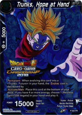 Trunks, Hope at Hand (P-064) [Tournament Promotion Cards] | Red Riot Games CA