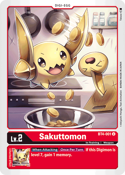 Sakuttomon [BT4-001] [Great Legend]