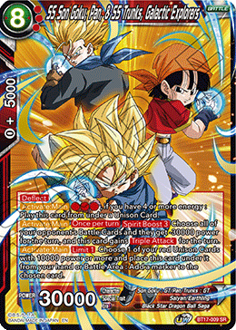 SS Son Goku, Pan, & SS Trunks, Galactic Explorers (BT17-009) [Ultimate Squad] | Red Riot Games CA