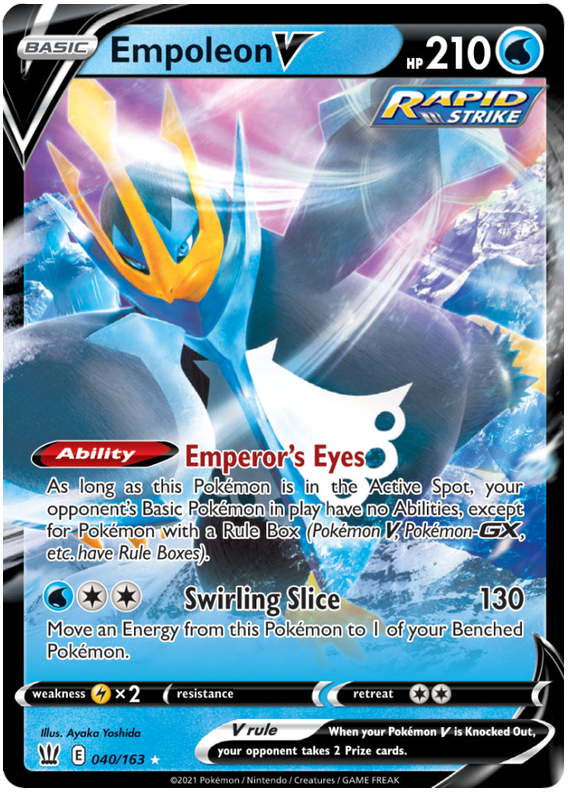 Empoleon V (040/163) [Sword & Shield: Battle Styles] | Red Riot Games CA