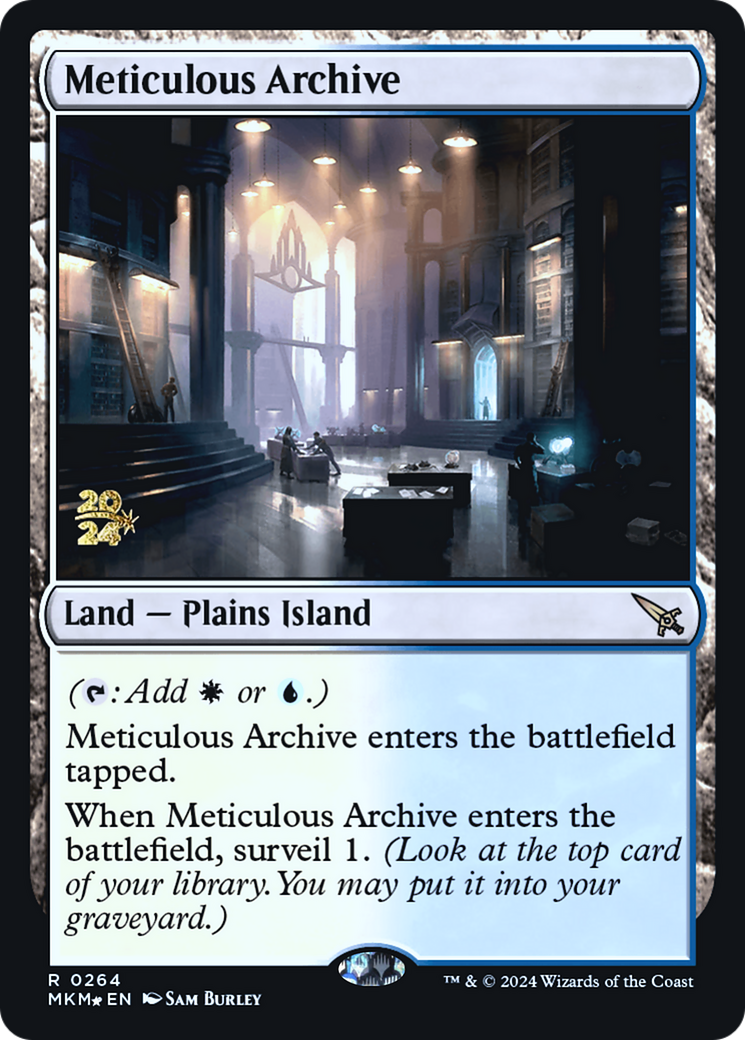 Meticulous Archive [Murders at Karlov Manor Prerelease Promos] | Red Riot Games CA