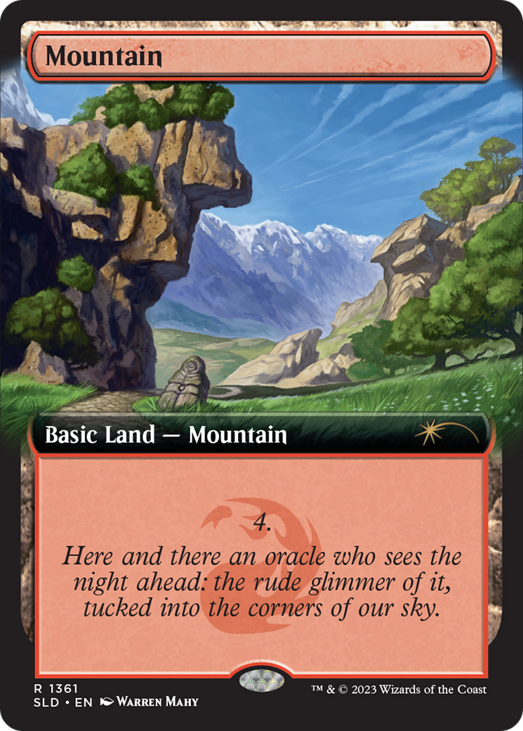 Mountain (1361) [Secret Lair Drop Series] | Red Riot Games CA