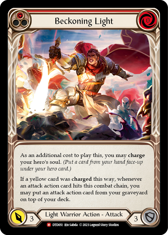 Beckoning Light [DTD051] (Dusk Till Dawn)  Rainbow Foil | Red Riot Games CA